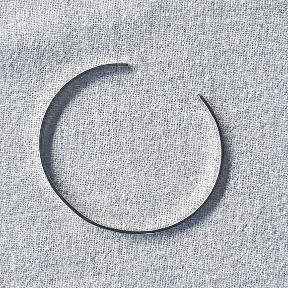 Nataliya V Collister NVC Love Believe Dream Sterling Silver 925 Cuff Bracelet - Picture 2 of 5